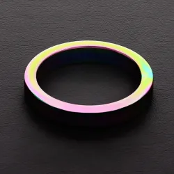 Triune Cockring Rainbow Métal 8mm